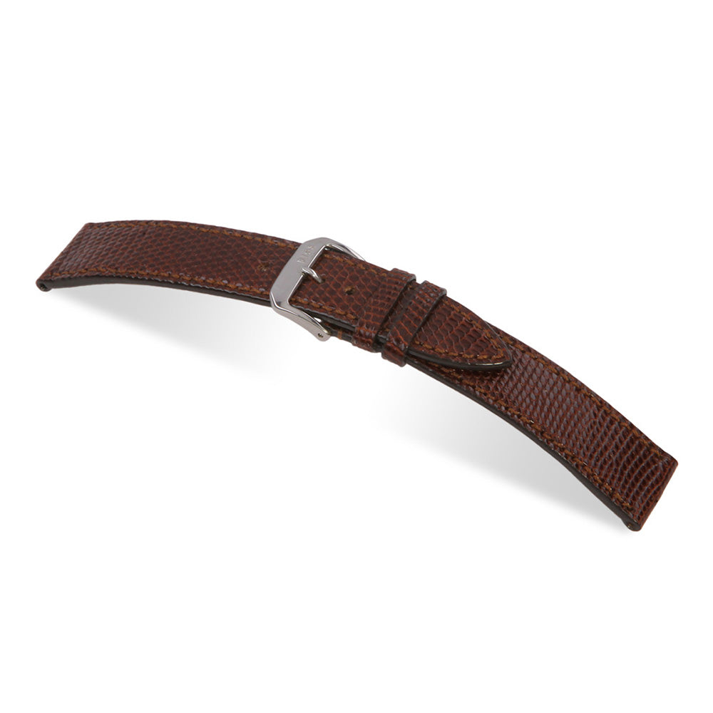 Genuine Lizard Watch Band | Mahogany | Allure