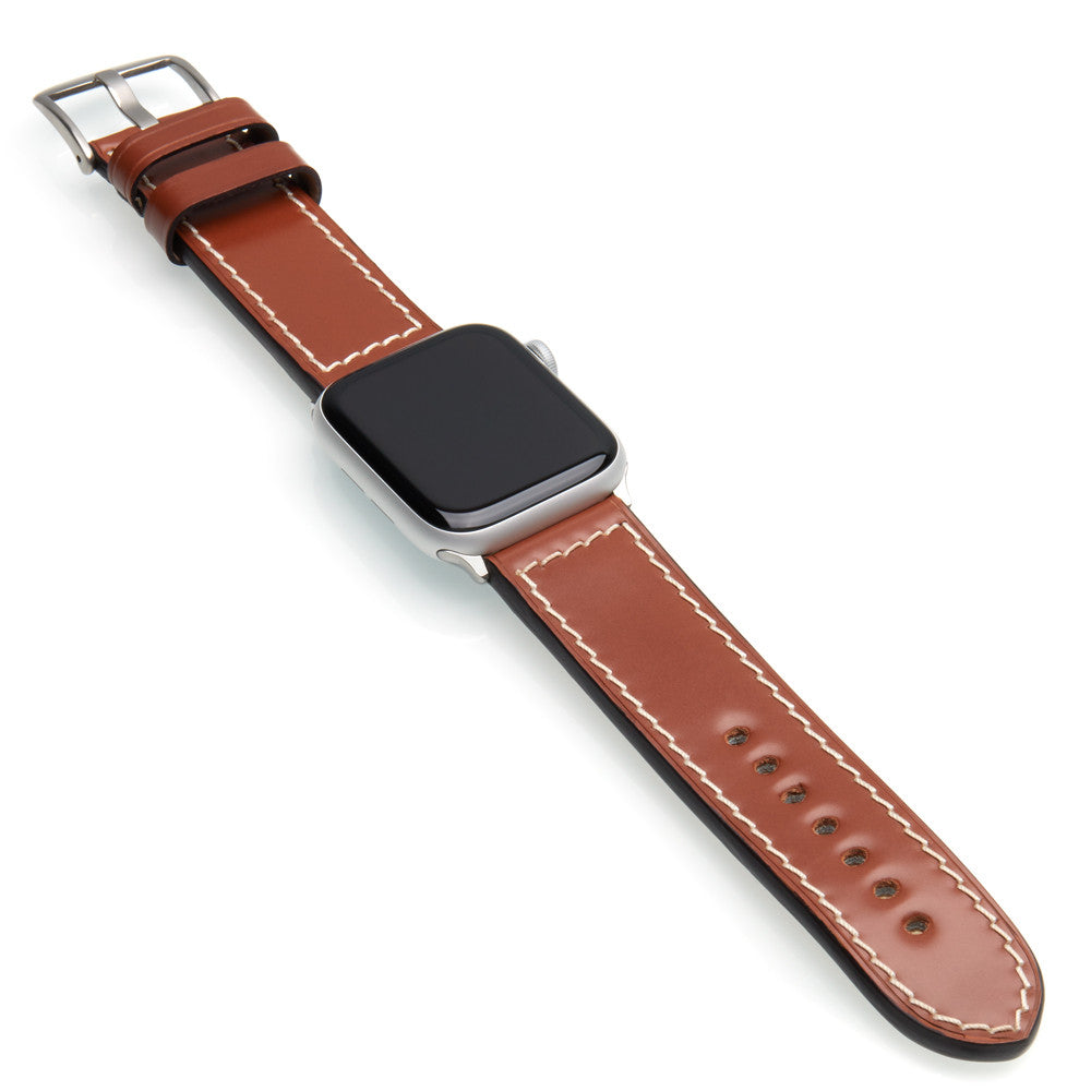 Apple Watch | Shell Cordovan Watch Band | Cognac
