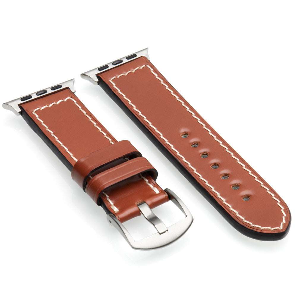 Apple Watch | Shell Cordovan Watch Band | Cognac