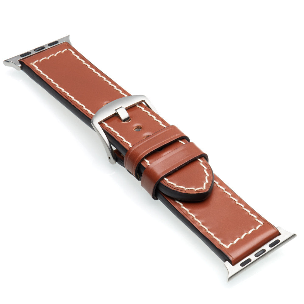 Apple Watch | Shell Cordovan Watch Band | Cognac