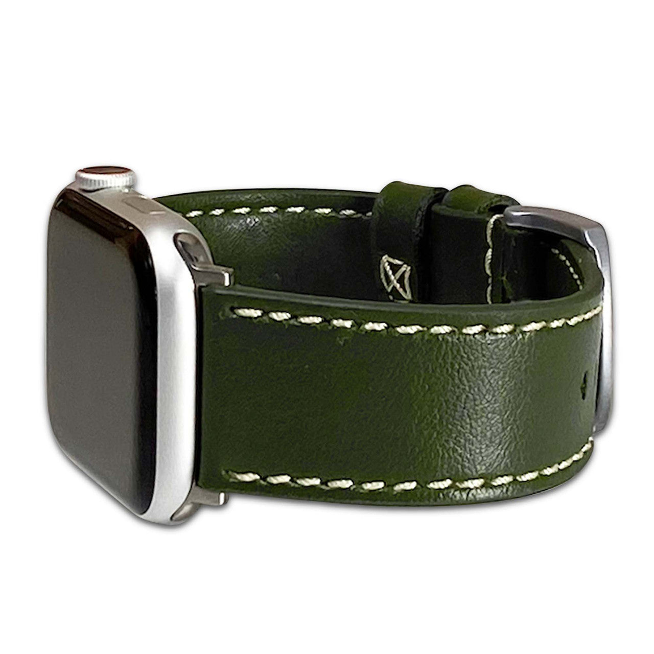 Apple Watch Desserto Cactus Leather Green - Main Image