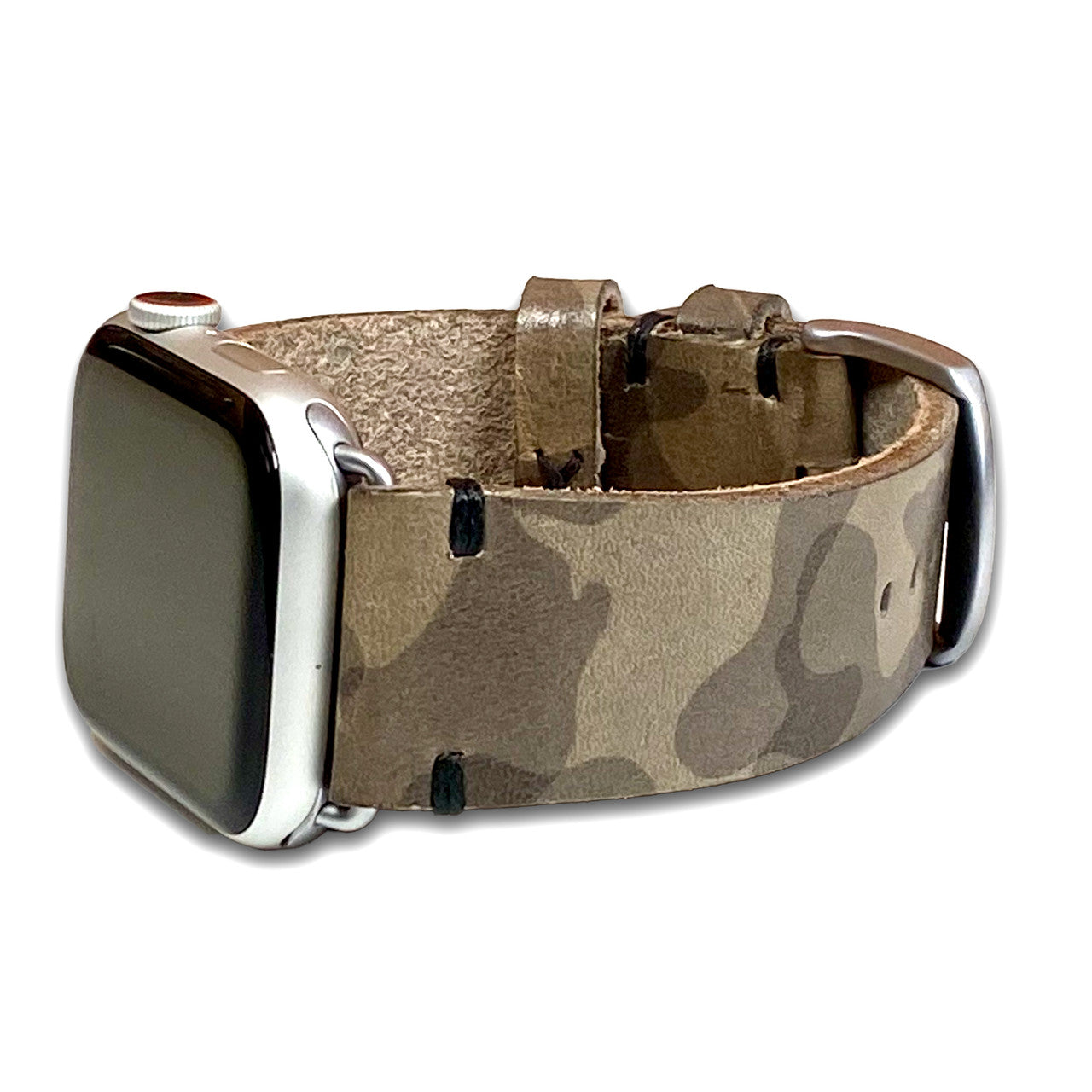 Apple Watch | Genuine Cow Leather Watch Band | Grand | Olive Drab