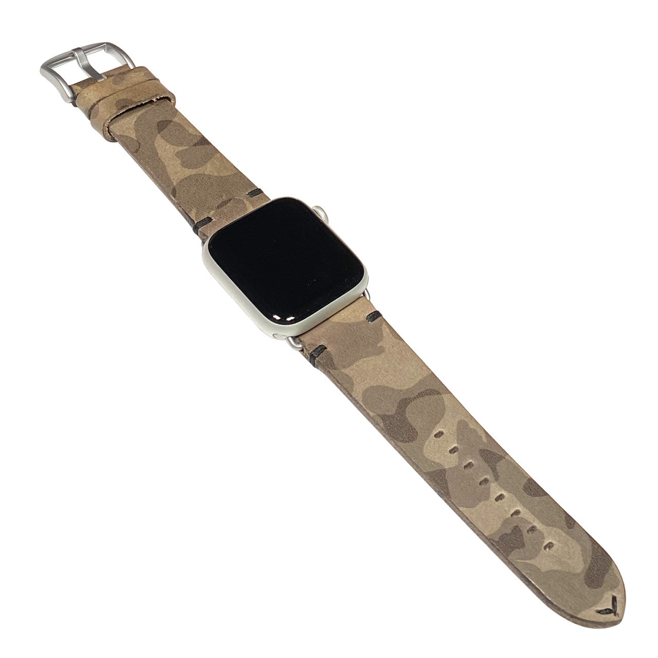 Apple Watch | Genuine Cow Leather Watch Band | Grand | Olive Drab
