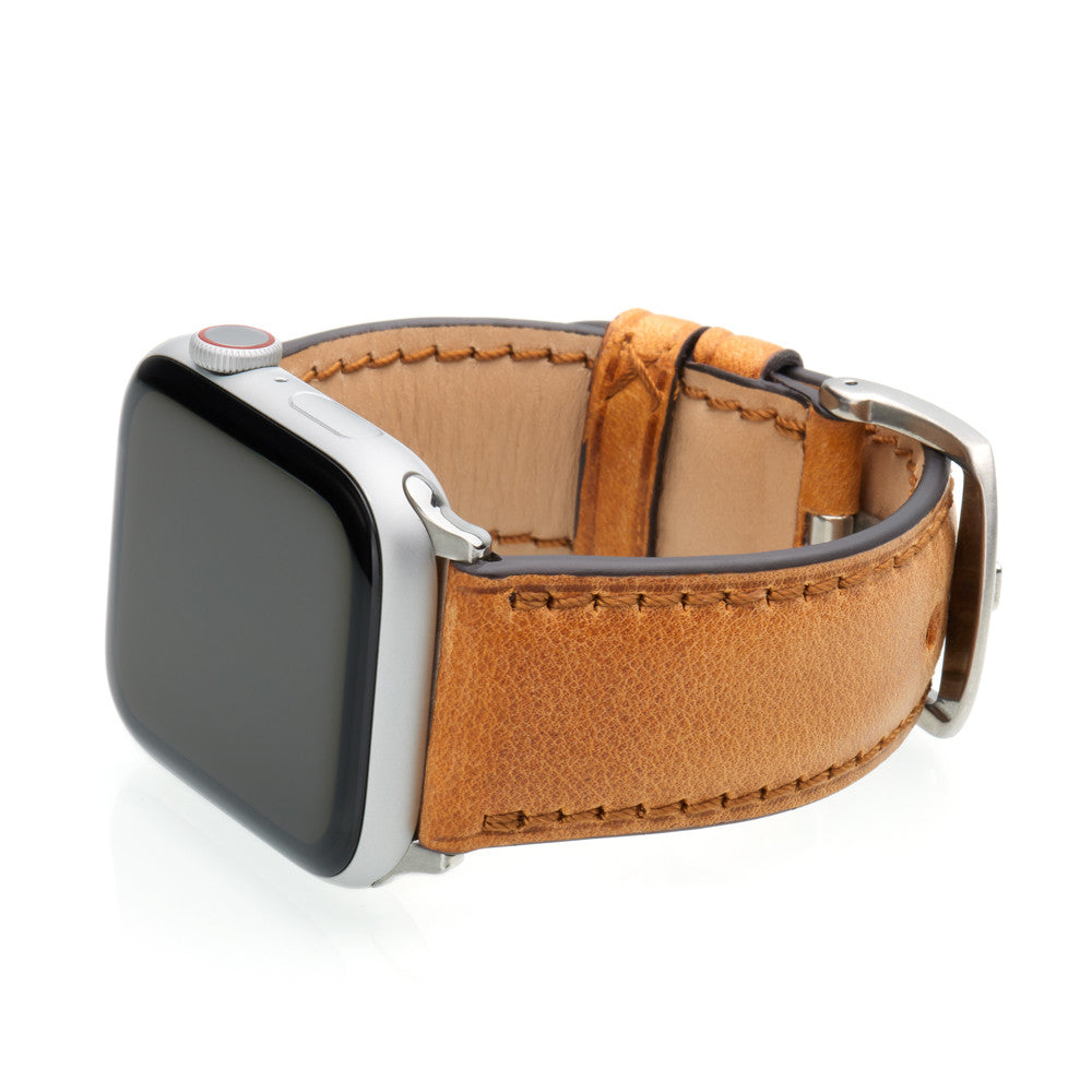 Apple Watch | Vintage Leather Watch Band | Hickory