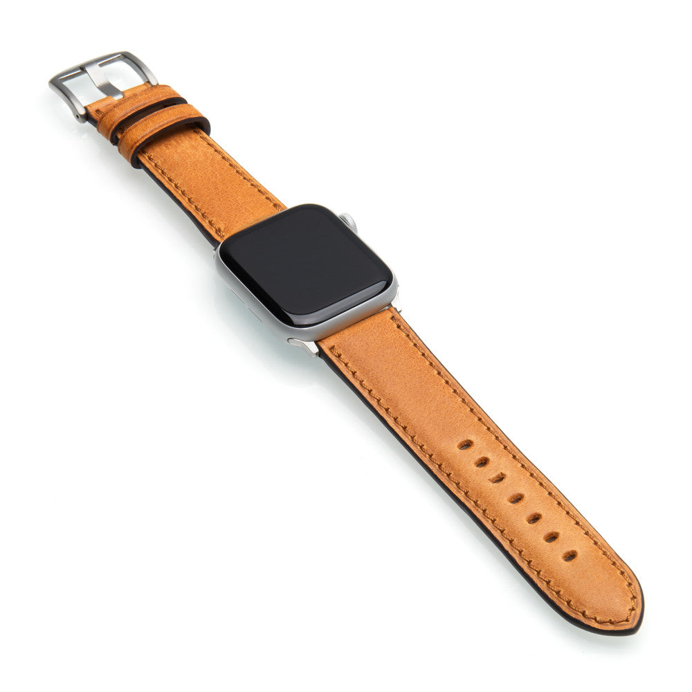 Apple Watch | Vintage Leather Watch Band | Hickory