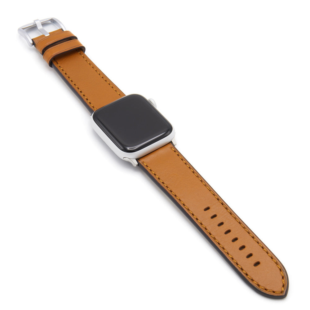 Apple Watch | Tanned Leather Watch Band | Honey | Match Stitch