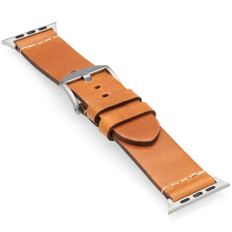 Apple Watch | Vintage Calf Leather Watch Band | Light Brown