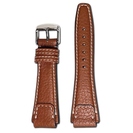 Buffalo Leather Watch Band | Cognac | Nature