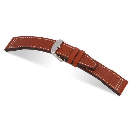 Buffalo Leather Watch Band | Cognac | Typhoon | IWC Style