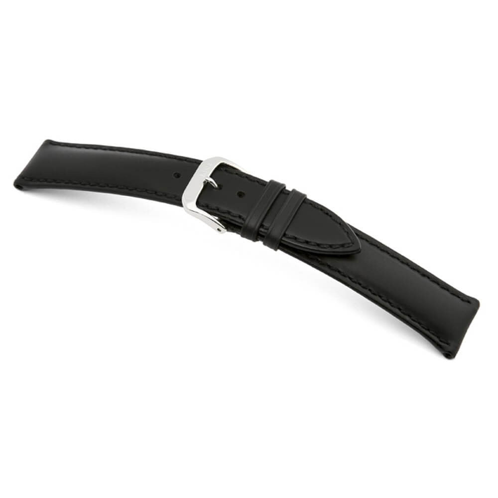 Tanned Leather Watch Band | Black | Moscow