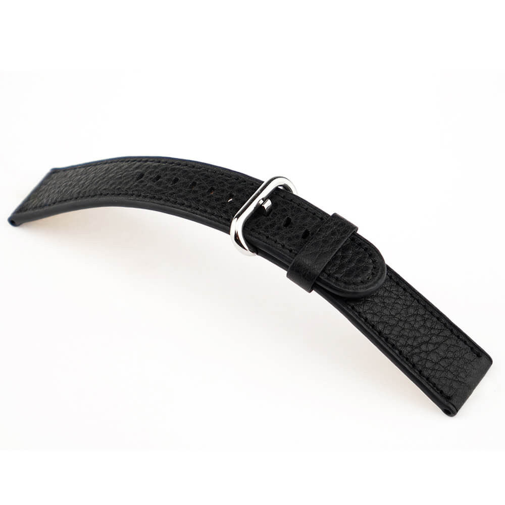 Genuine Certified Organic Leather Watch Band | Black | Online | For Apple Watch