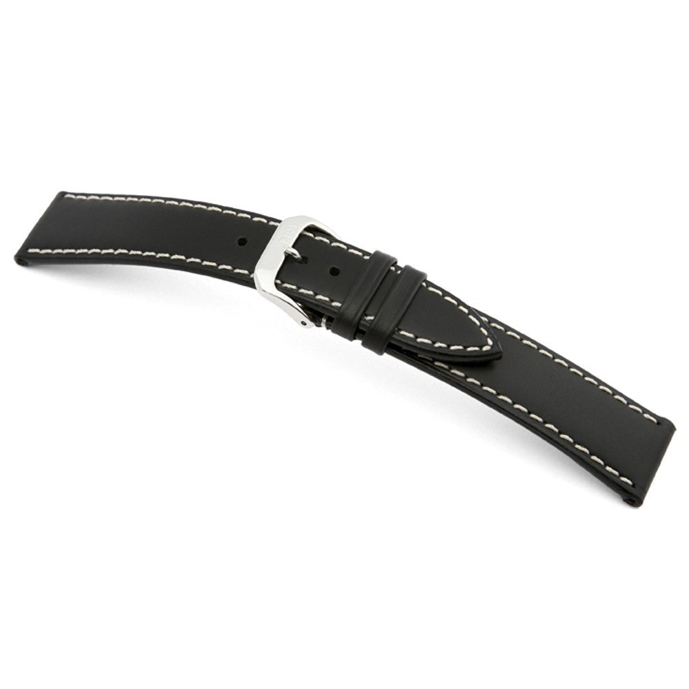 Tanned Leather Watch Band | Black | Pensa