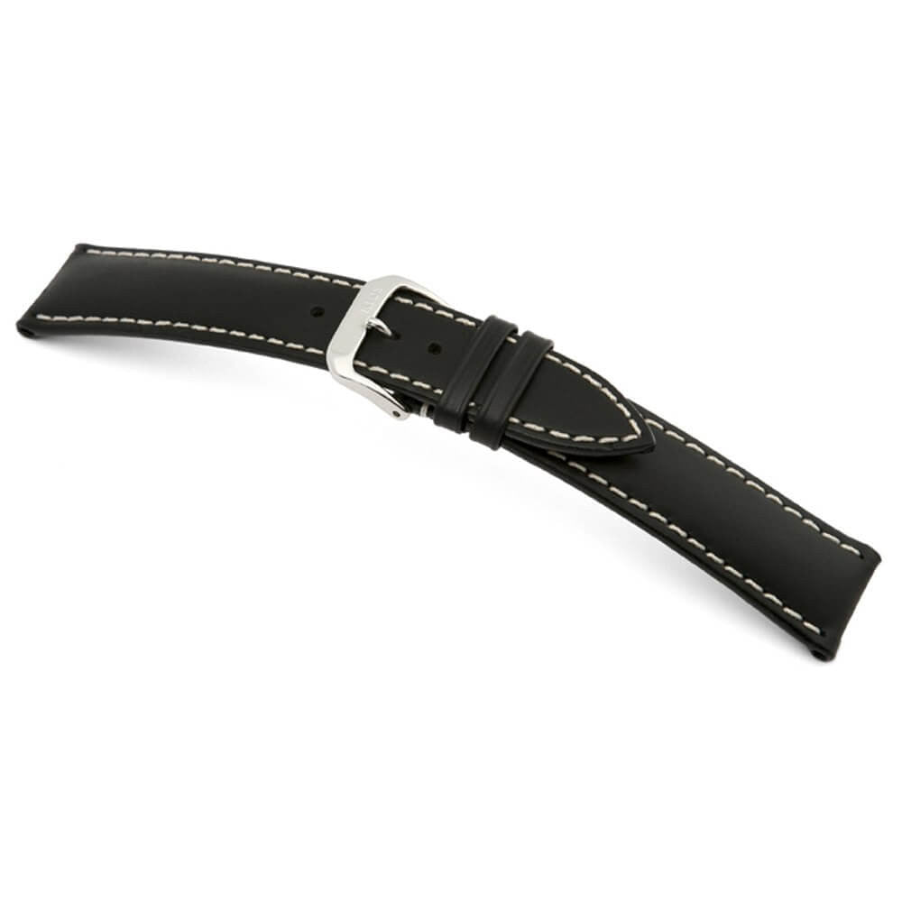 Tanned Leather Watch Band | Black | St. Petersburg