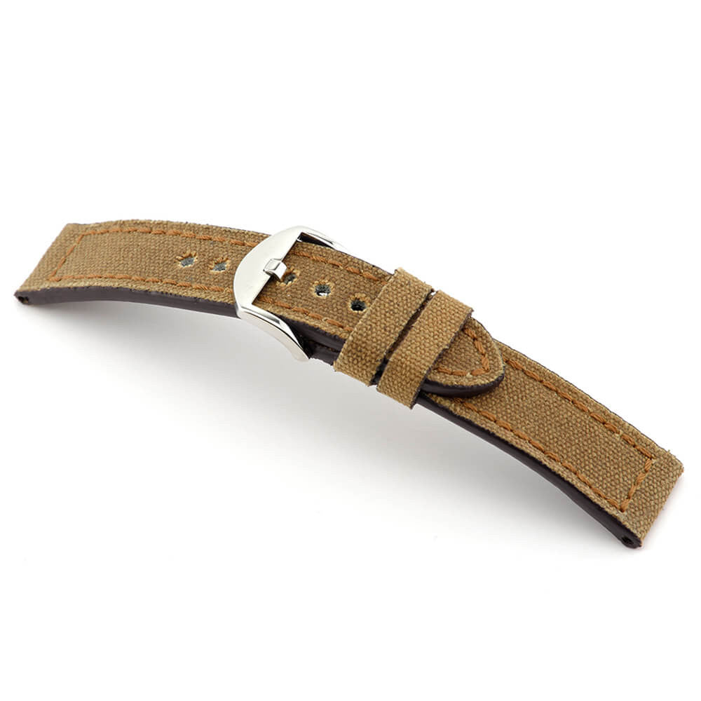 Genuine Canvas Watch Band | Honey | Virginia