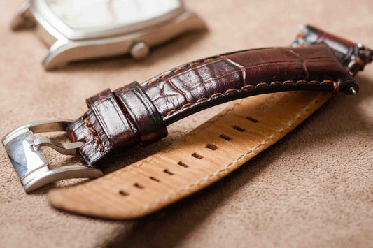 Elevate Your Timepiece with Embossed Leather