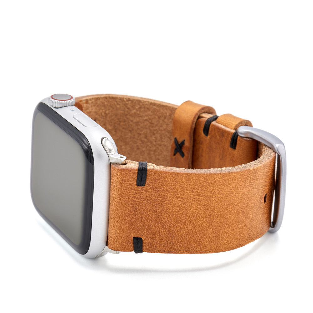 Apple Watch | Vintage Leather Watch Band | Sullivan | Cognac