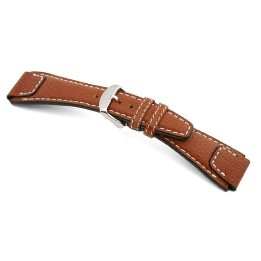 Buffalo Leather Watch Band | Cognac | Nature