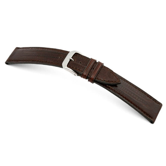 Genuine Teju-Lizard Watch Band | Mocha | Avenue