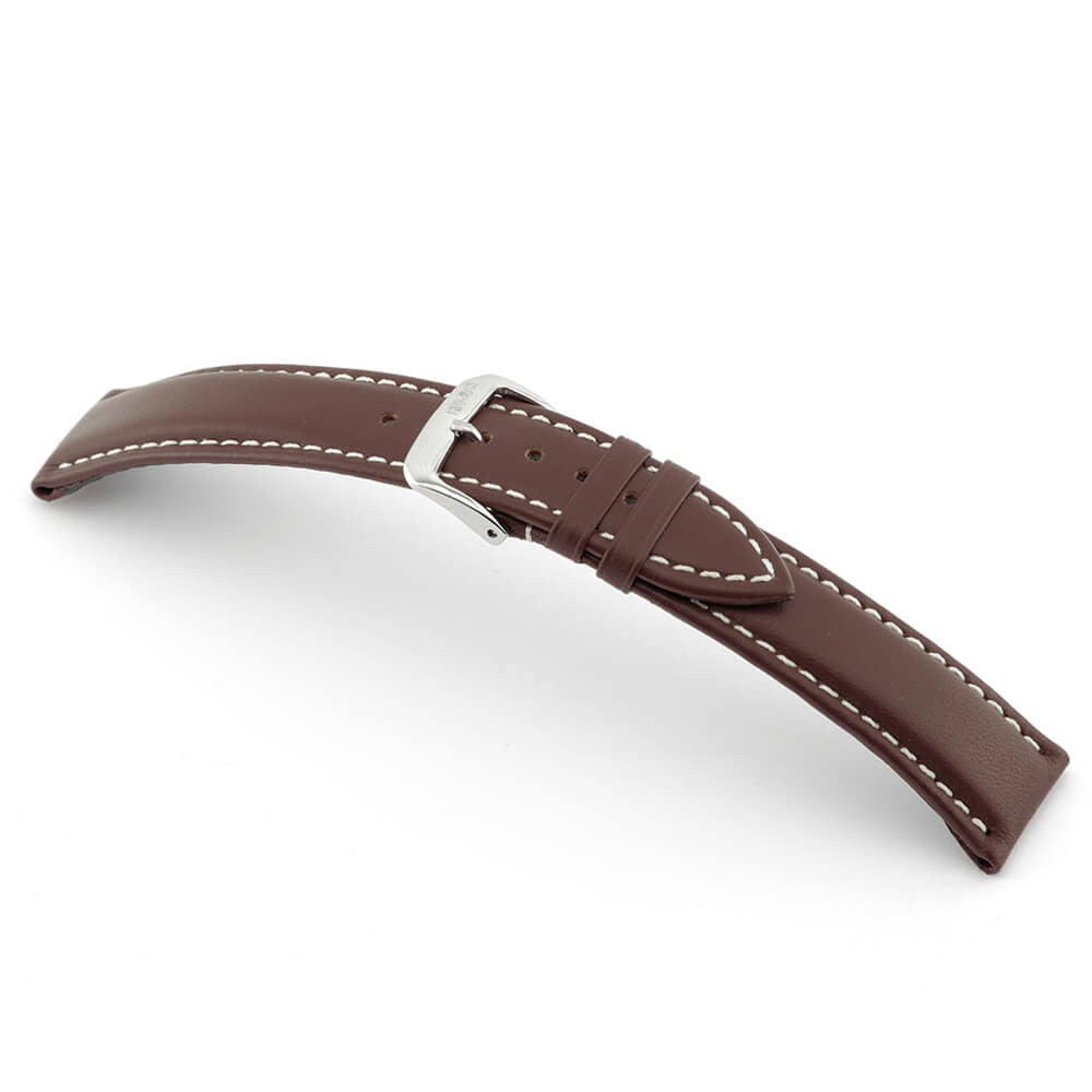 Hydrophobic Leather Watch Band | Mocha | Deep Sea | Water Resistant