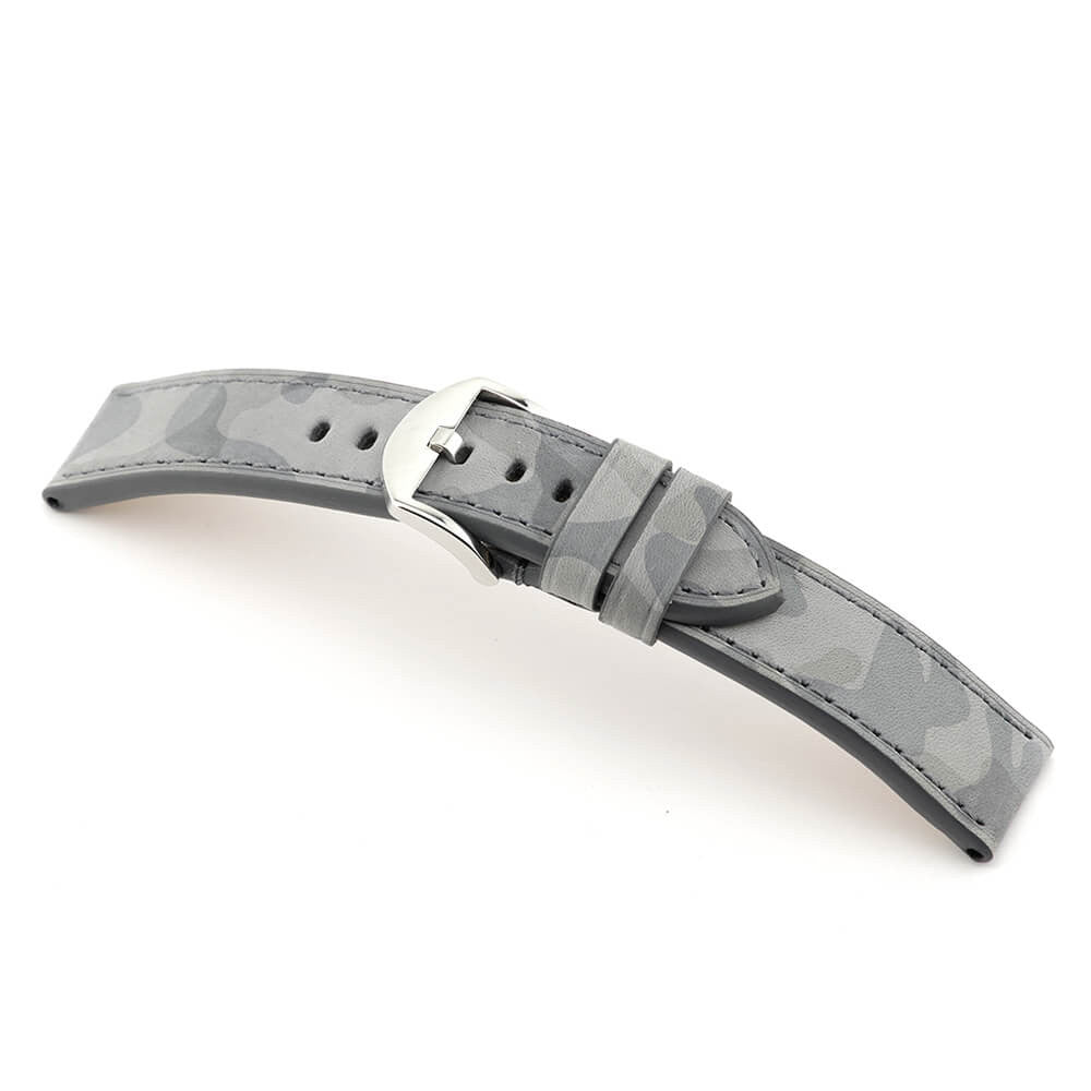 Genuine Leather Watch Band | Stone Grey | Douglas | Camouflage
