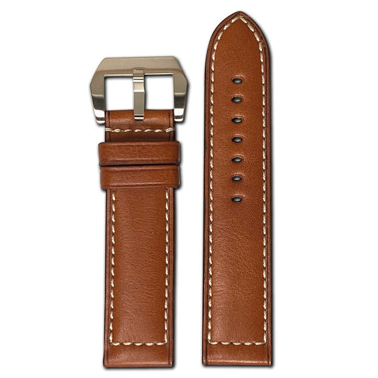 Cognac Tanned Leather Watch Band | Firenze | For Panerai