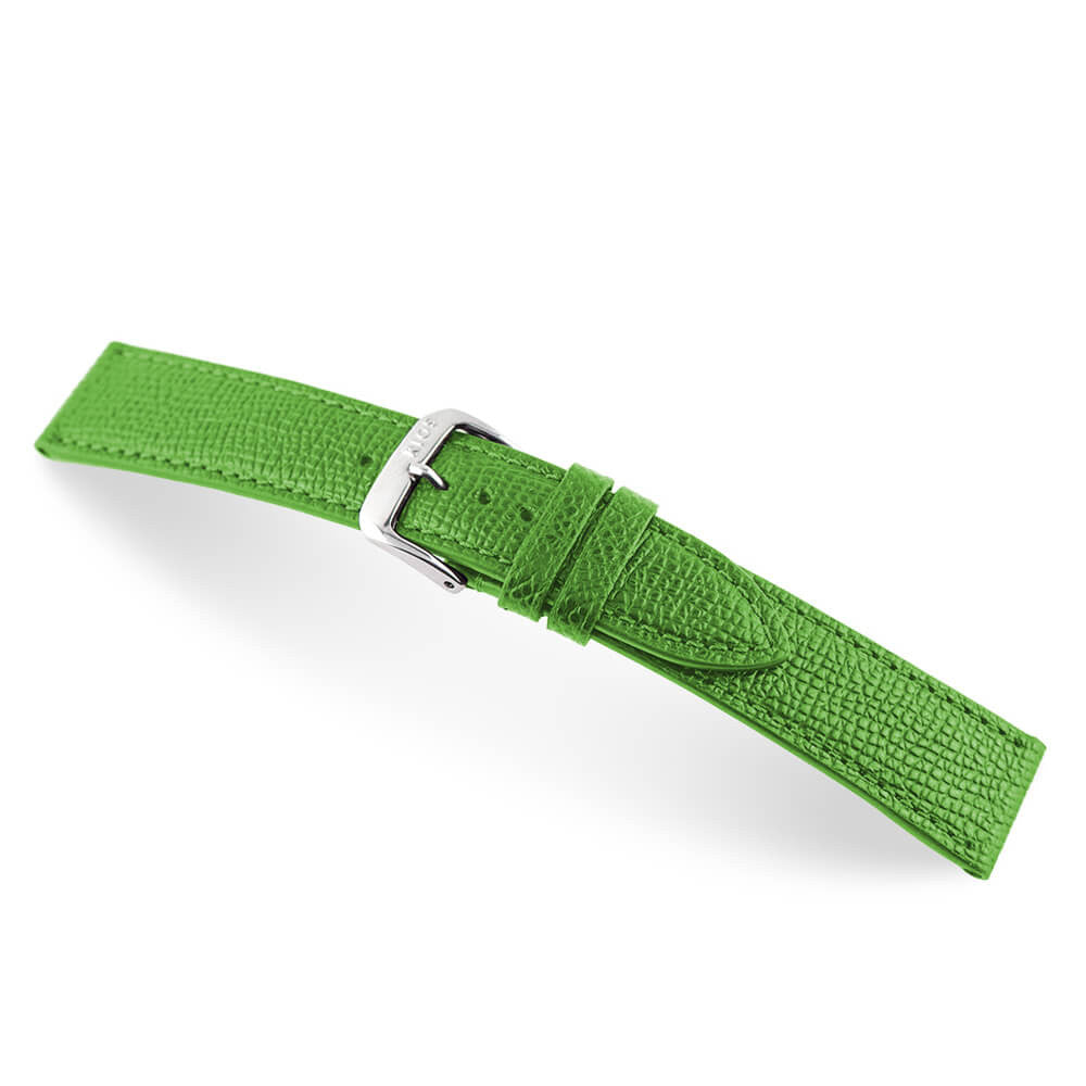 Genuine Cowhide Watch Band | Apple Green | French