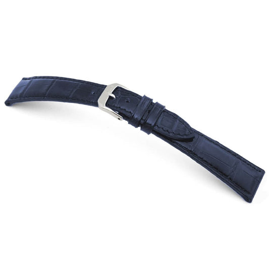 Genuine Alligator Watch Band | Ocean Blue | Lausanne | For Patek Philippe