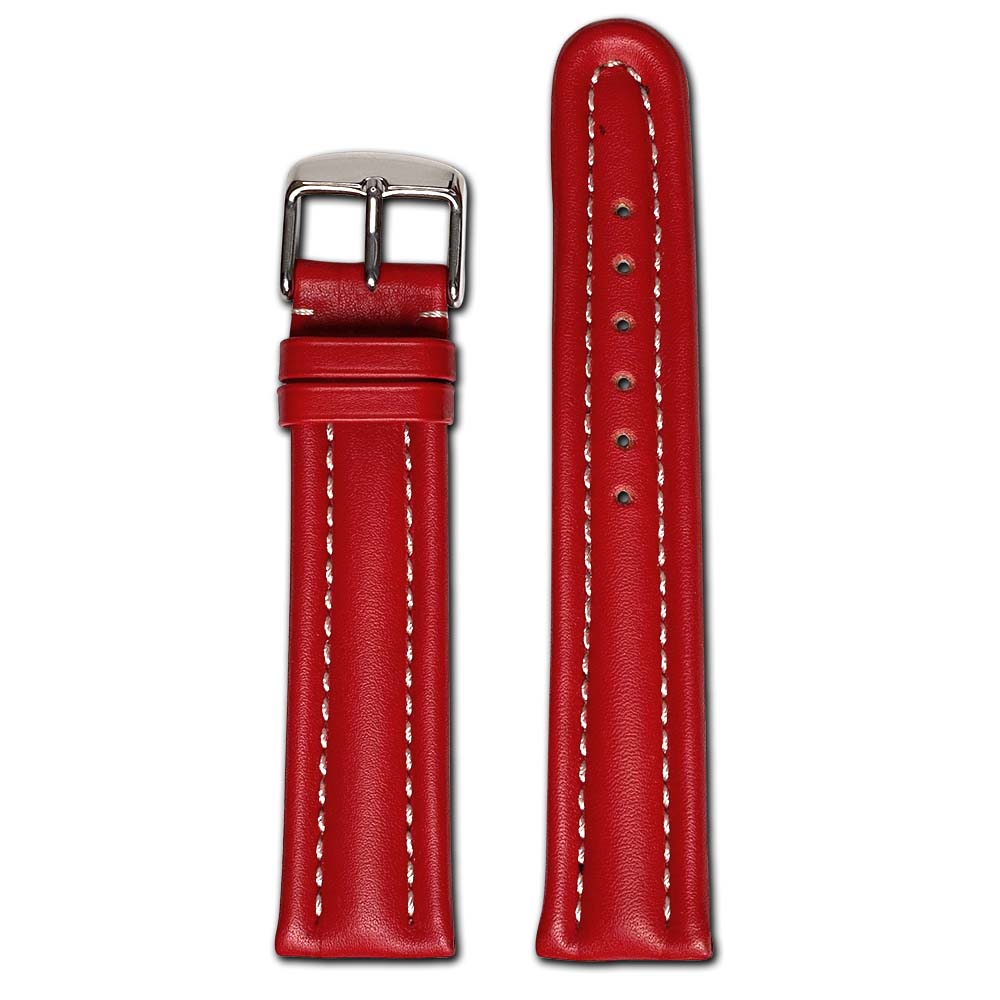 Calf Leather Watch Band | Red | Maranello