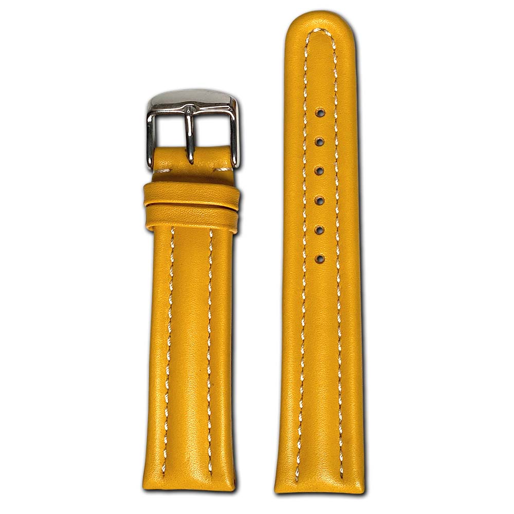 Calf Leather Watch Band | Yellow | Maranello