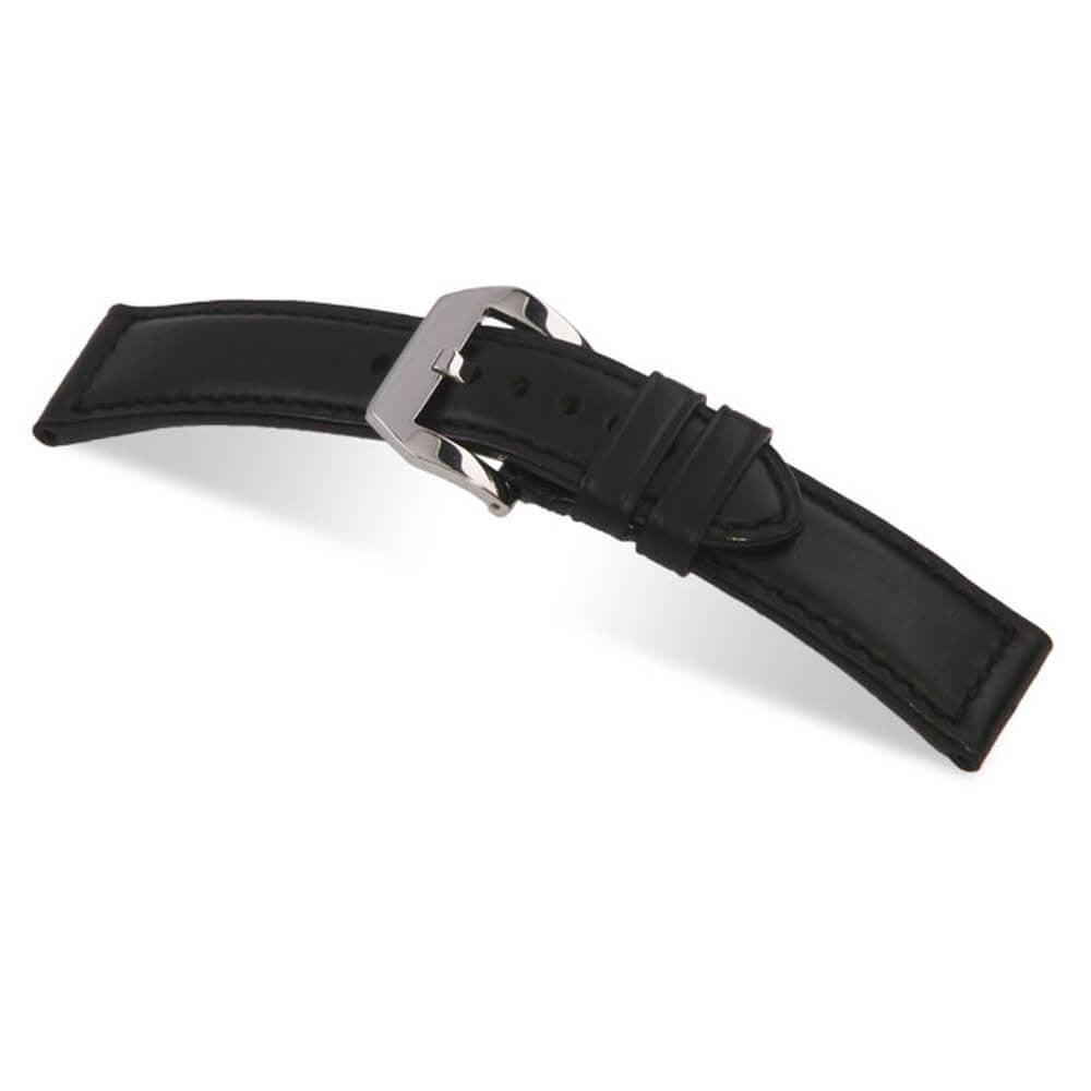 Black Calf Leather Watch Band | Milano | For Panerai