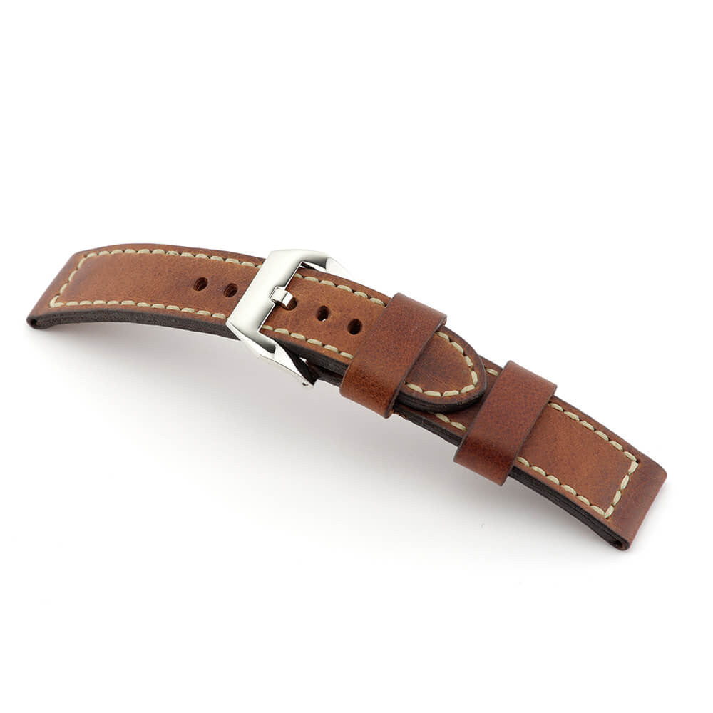 Genuine Vintage Leather Watch Band | Mahogany | Newcastle