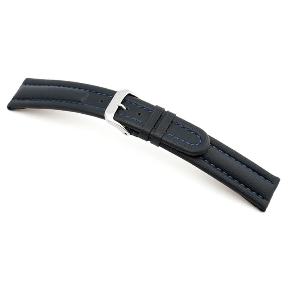 Kid Leather Watch Band | Ocean Blue | Paris