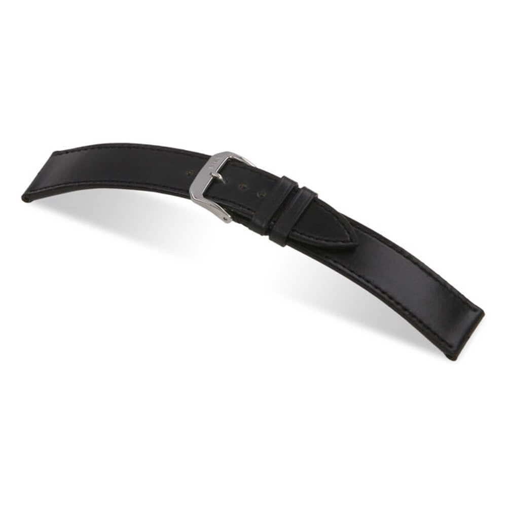 Shell Cordovan Leather Watch Band | Black | Springfield | For Nomos