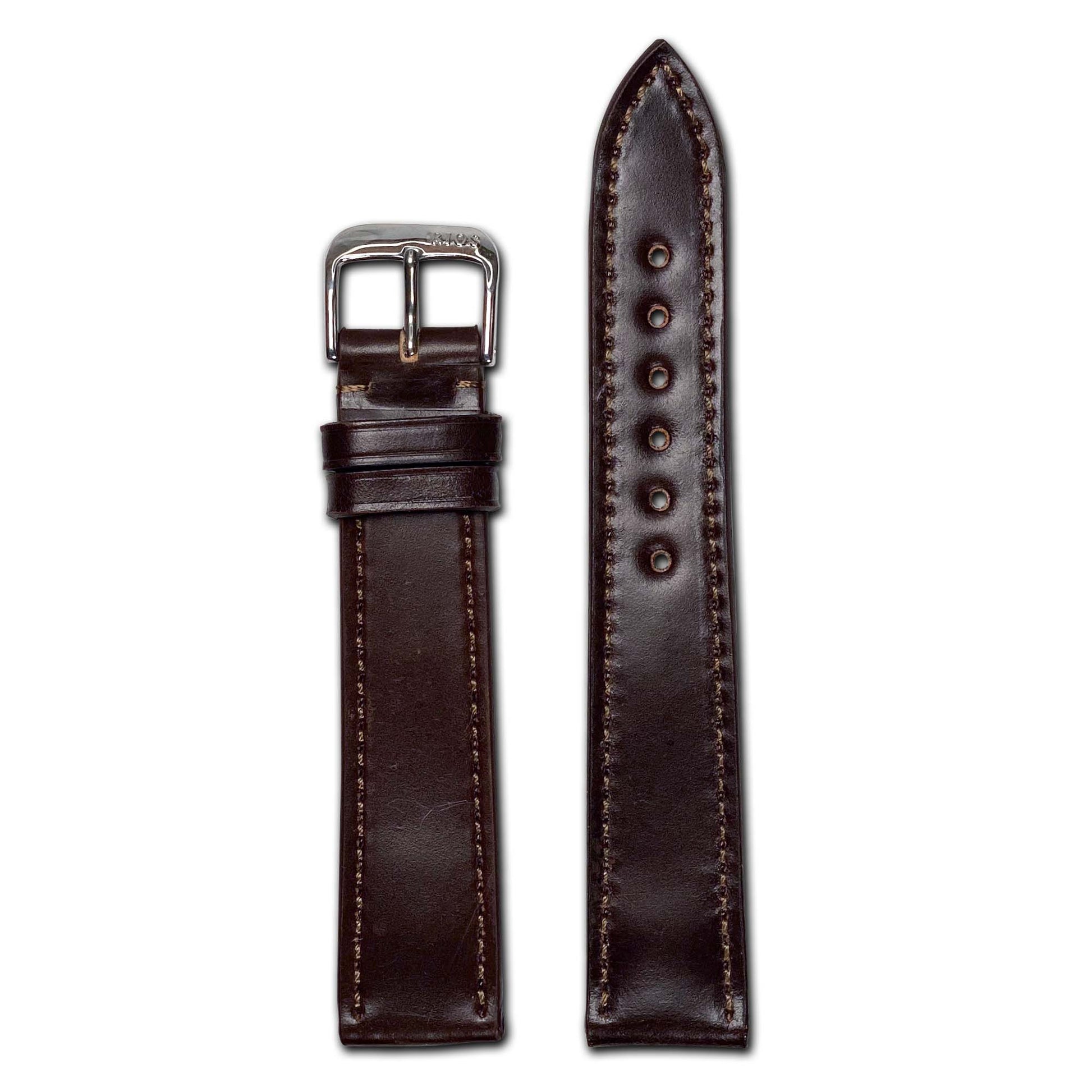 Shell Cordovan Leather Watch Band | Mocha | Springfield | For Nomos