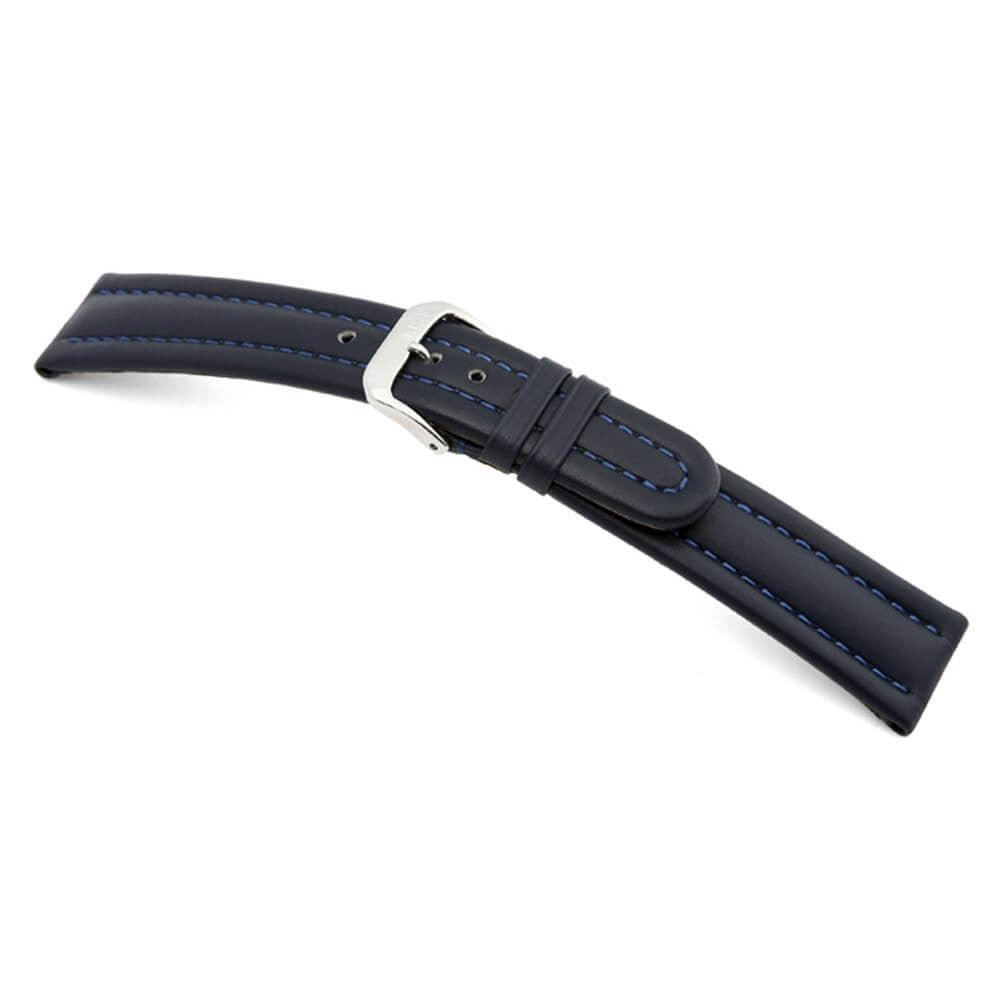 Calf Leather Watch Band | Ocean Blue | Veneto