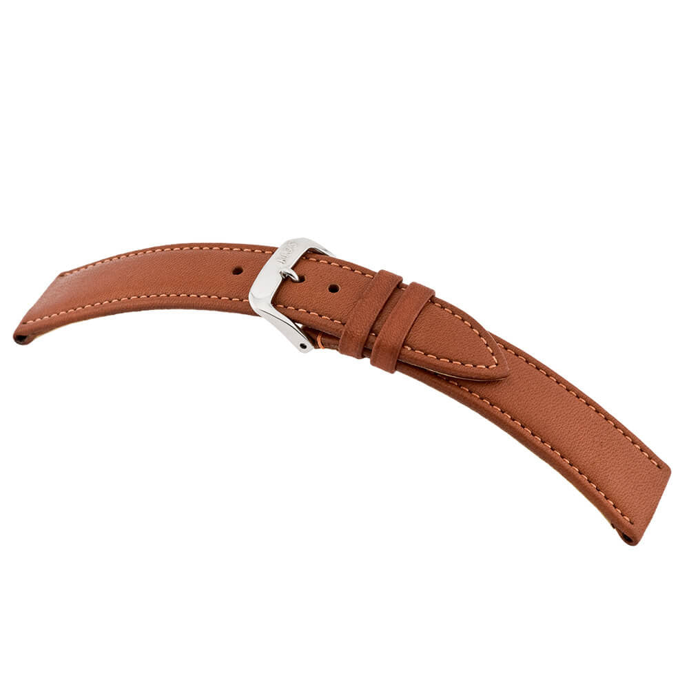 Genuine Certified Organic Leather Watch Band | Cognac | Waging