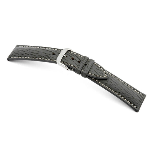 Genuine Shark Watch Band | Stone Grey | Wave | Water Resistant